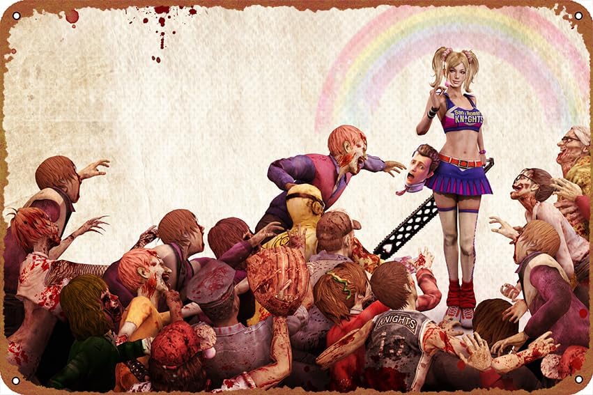 Home Bar And Restaurant - Video Game Lollipop Chainsaw Metal aluminium
