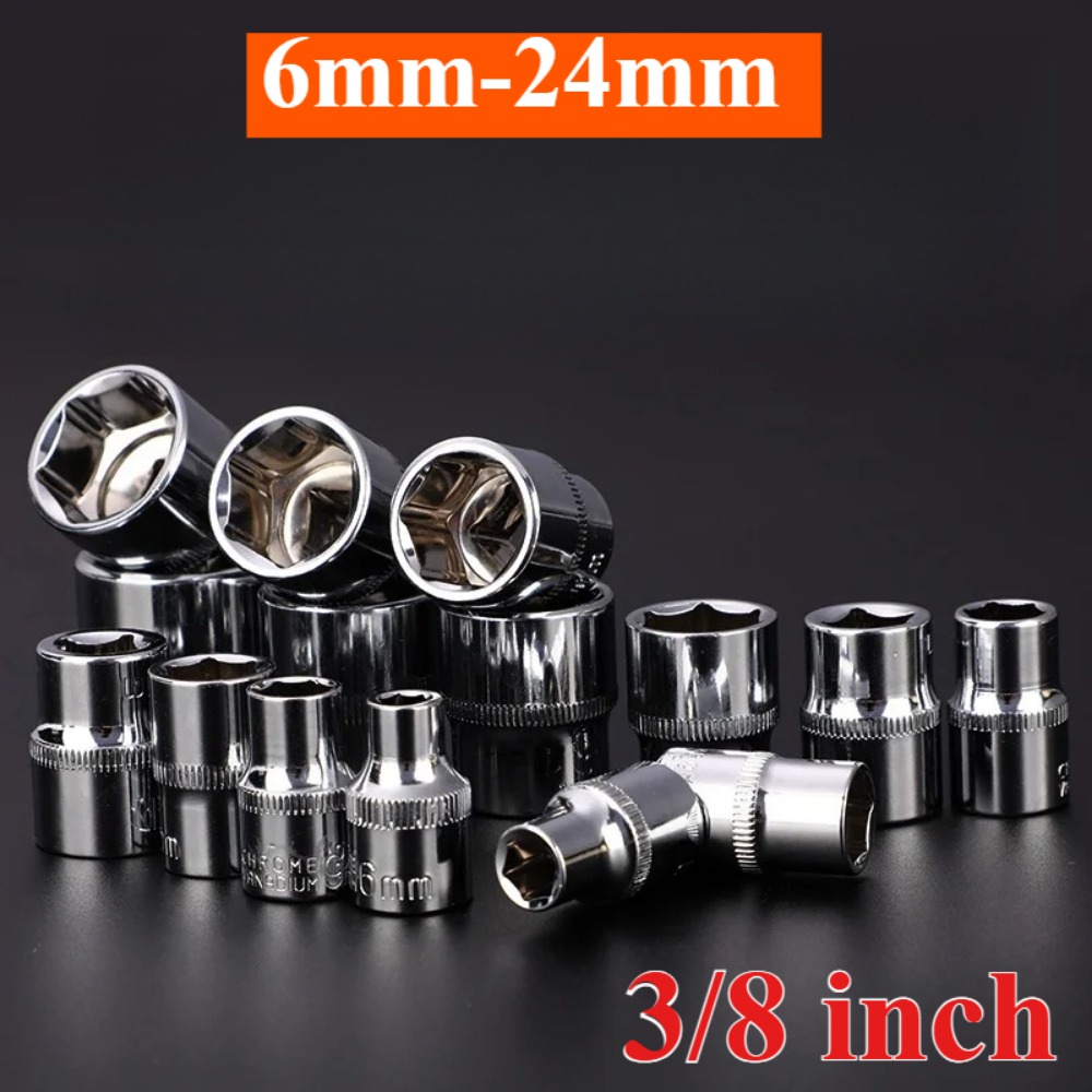 Home Bar Supplies - 3/8 Korte Socket 6-24mm Externe Hex