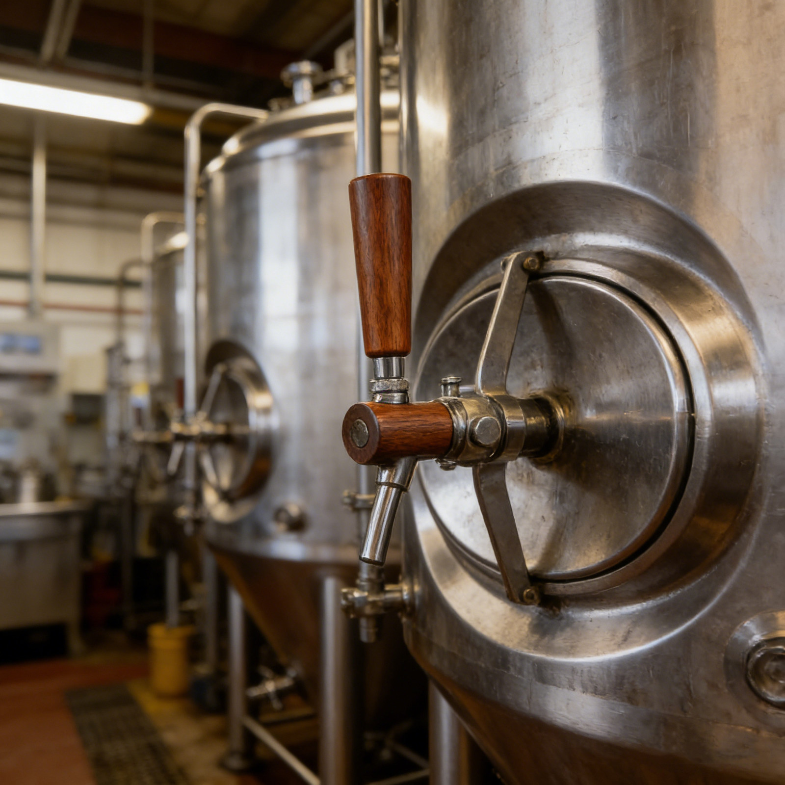 Home Bar And Restaurant - Rustieke houten biertapgreep, handgepolijst eikenhout, voor