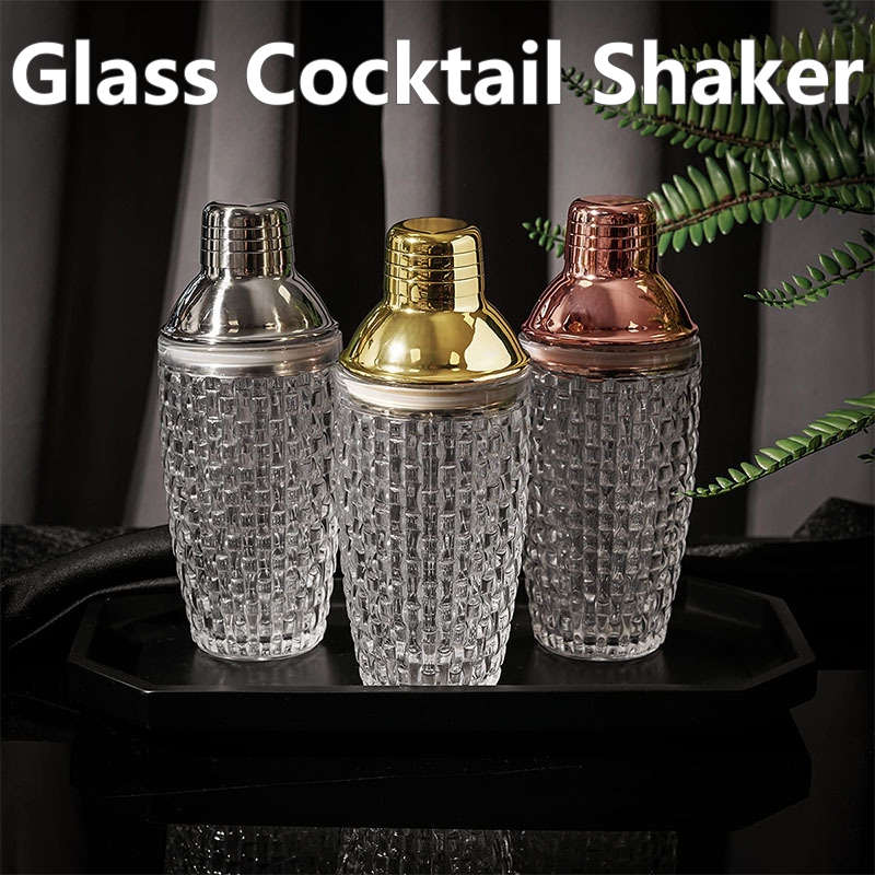 Bitters Bottle Set - Glazen Cocktail Shaker Kit Crystal Cocktail