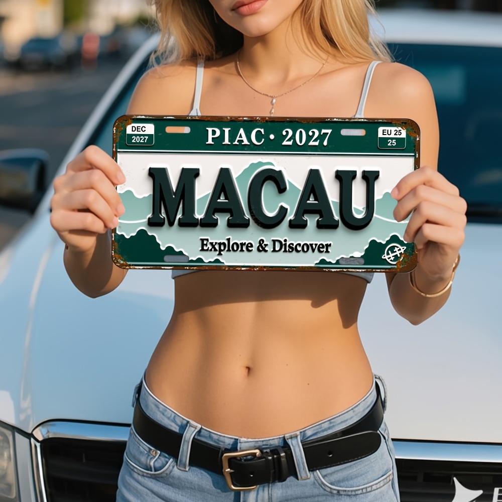 2D plat, 1pc vintage metalen m - Home Bar And Restaurant recensie en prijs