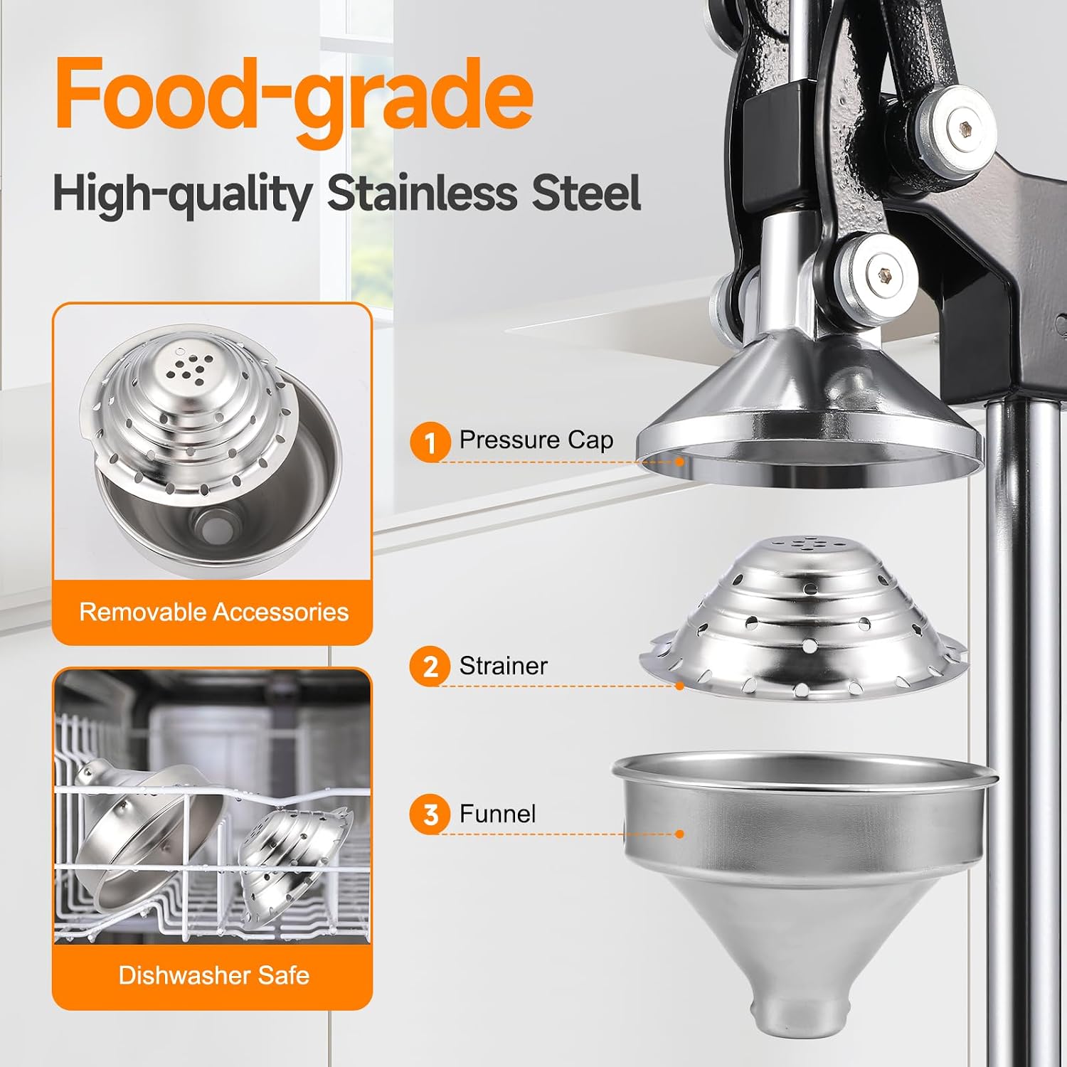 Handmatige citruspers van giet - Citrus Juicer Bar recensie en prijs