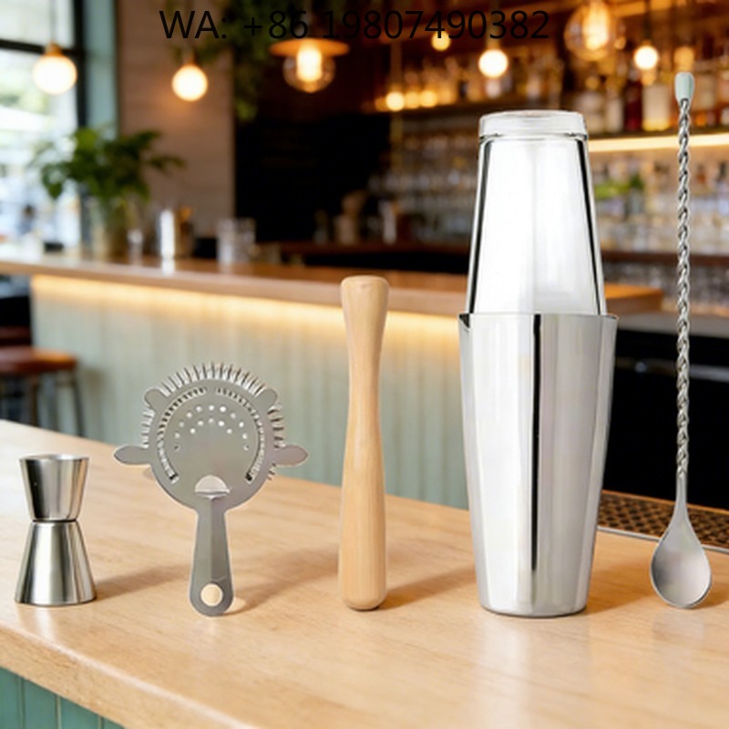 6-delige minimalistische, mili - Boston Shaker Set recensie en prijs