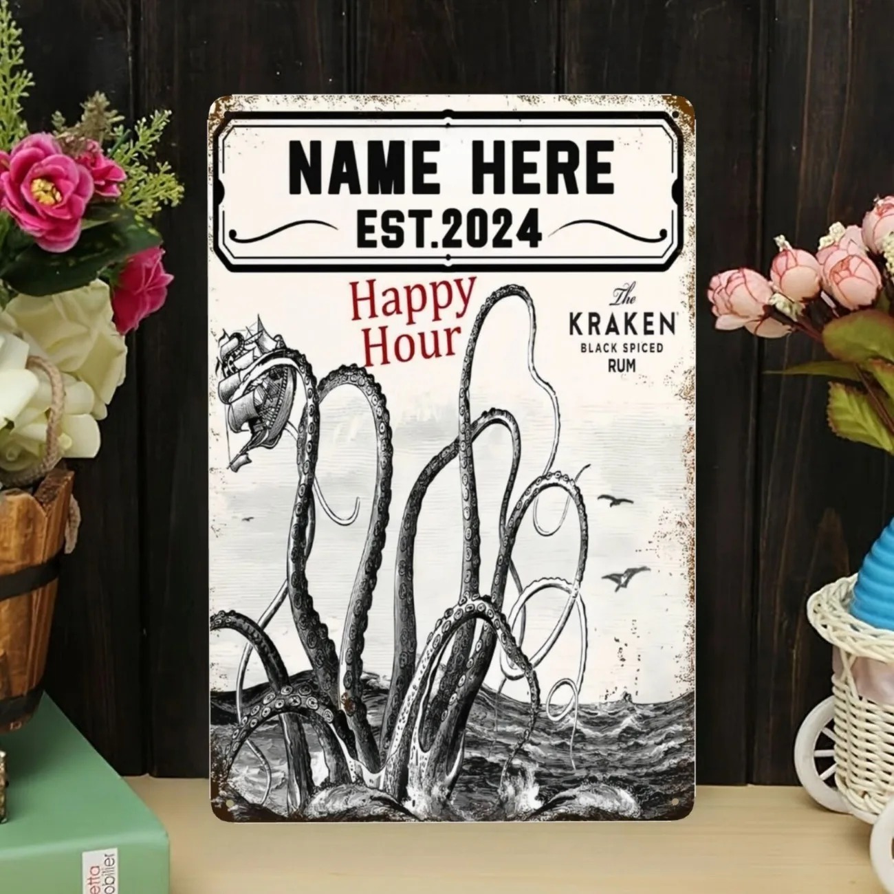 CIFbuy 2D Platte Vintage Krake - Home Bar Signs recensie en prijs