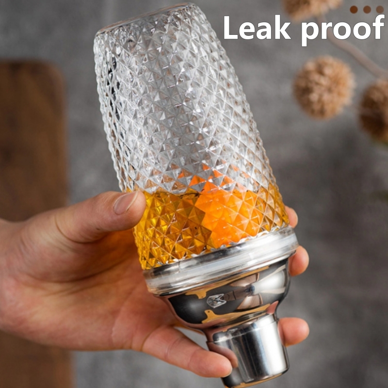 Glazen Cocktail Shaker Kit Cry - Bitters Bottle Set recensie en prijs