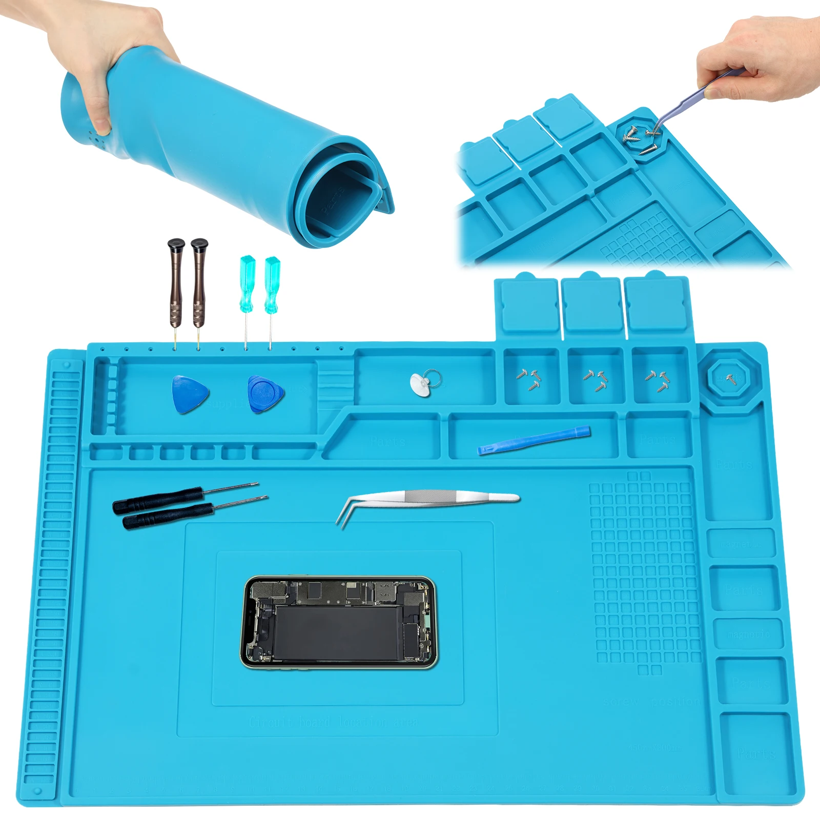 45x30cm siliconen soldeermat h - Bar Mat Rubber recensie en prijs